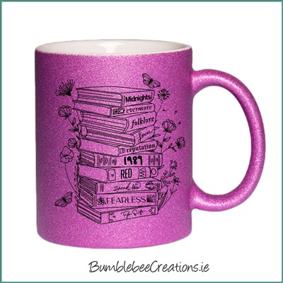 Taylor Swift Mug : Pinkey Purple Album Books
